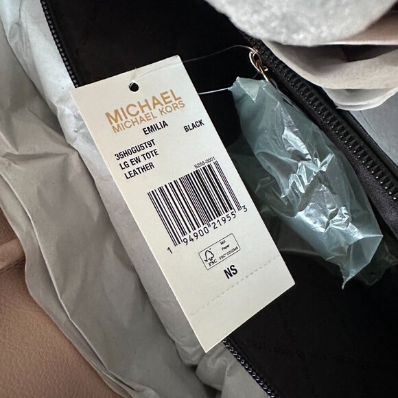 NEW！NWT！Michael Kors Large Pebbled Leather Tote Bag -Women - Picture 11 of 12